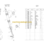 Hitachi PD Pile Driver Basic Machine Front Parts Catalog