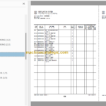 Hitachi ZX490LCH-6 ZX530LCH-6 Hydraulic Excavator Parts Catalog & Engine and Equipment Components Parts Catalog