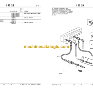 John Deere 9505 9510 9511 BACKHOES Parts Catalog