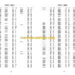 Hitachi RX3300-3 Leaderless Pile Driver Parts Catalog