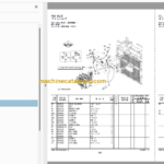 Hitachi ZX490LCH-7 ZX530LCH-7 Hydraulic Excavator Parts Catalog & Equipment Components Parts Catalog