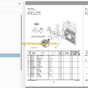 Hitachi ZX490LCH-7 ZX530LCH-7 Parts Catalog & Equipment Components Parts Catalog