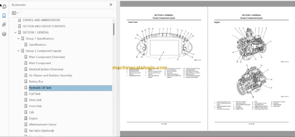 Hitachi ZW180-6 Wheel Loader Technical and Workshop Manual