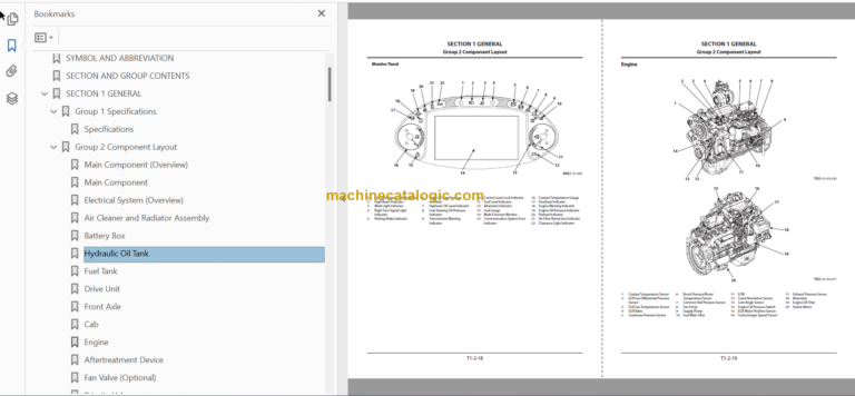 Hitachi ZW180-6 Wheel Loader Technical and Workshop Manual