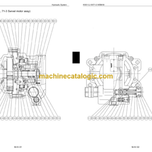 Kubota KX61-3 KX71-3 Excavator Mechanism Chapter Workshop Manual