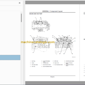 Hitachi ZW220 ZW250 Wheel Loader Technical and Workshop Manual