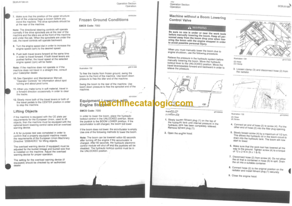 CAT 312D Excavator Operation and Maintenance Manual