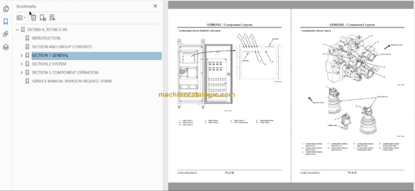 Hitachi EX1900-6 Hydraulic Excavator Technical and Assembly Procedure Workshop Manual