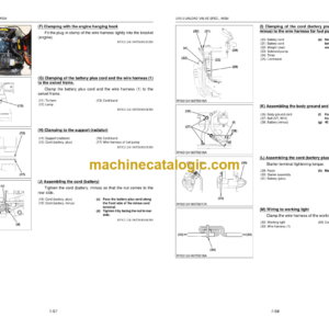 Kubota K008-3 U10-3 Code No.97899-60736 Excavator Workshop Manual