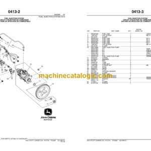 John Deere 444J UTILITY LOADER (S.N-611274) Parts Catalog