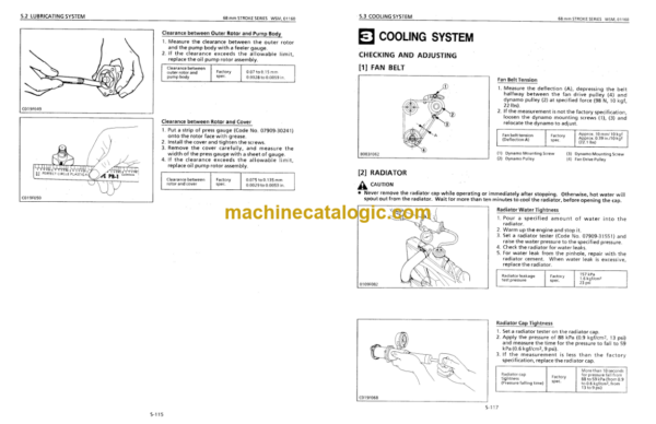 Kubota K008-3 U10-3 Code No.97899-60736 Excavator Workshop Manual