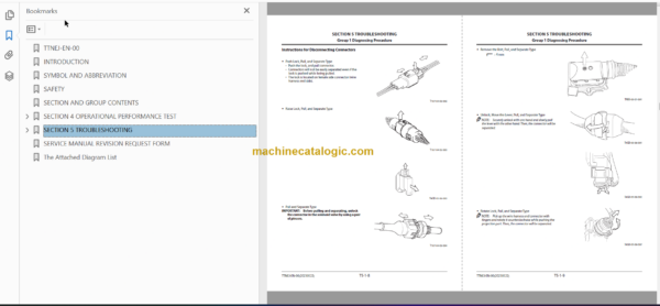 Hitachi ZW220-5A Wheel Loader Technical and Workshop Manual