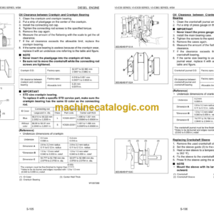 Kubota V3-E3B V3-E3CB V3-E3BG Diesel Engine Workshop Manual