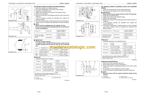 Kubota V3-E3B V3-E3CB V3-E3BG Diesel Engine Workshop Manual