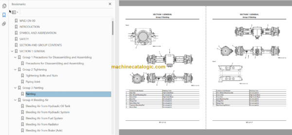 Hitachi ZW220-5A Wheel Loader Technical and Workshop Manual