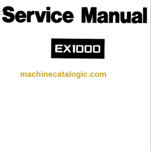 Hitachi EX1000 Service Manual