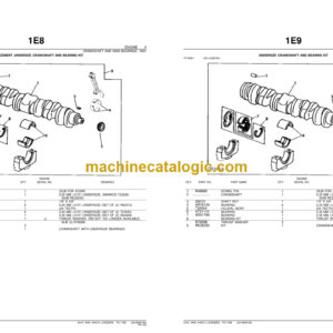 John Deere 444C AND 444CH LOADERS Parts Catalog