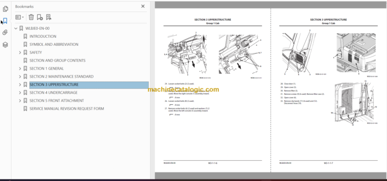 ZX170W-5A Technical and Workshop Manual