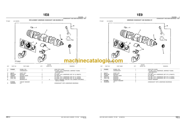 John Deere 444C AND 444CH LOADERS Parts Catalog
