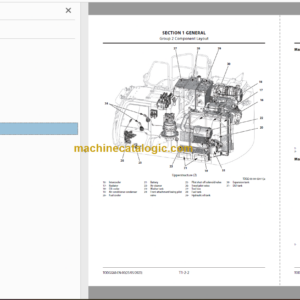 Hitachi ZX345USLC-7H Hydraulic Excavator Technical and Workshop Manual