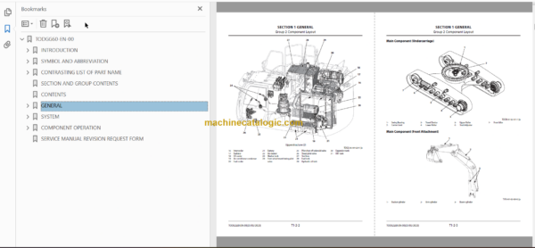 Hitachi ZX345USLC-7H Hydraulic Excavator Technical and Workshop Manual