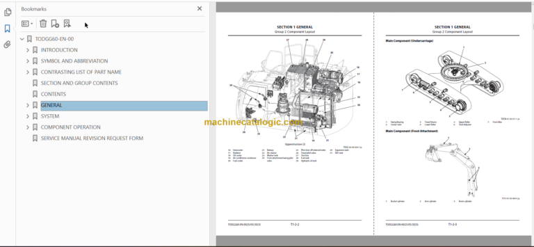 Hitachi ZX345USLC-7H Hydraulic Excavator Technical and Workshop Manual
