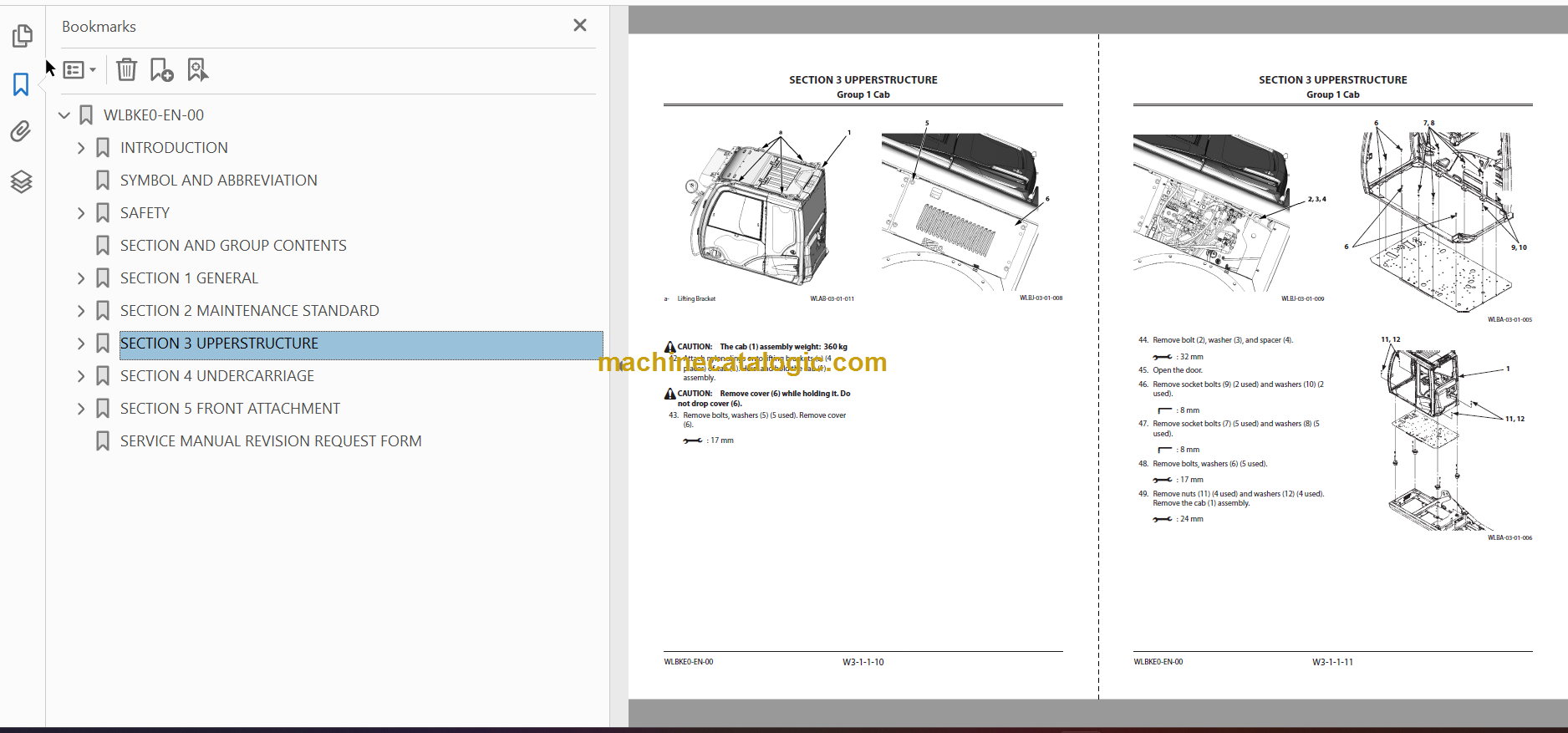 ZX190W-5A Technical and Workshop Manual – Machine Catalogic