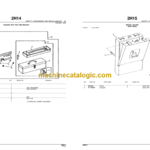 John Deere 310C BACKHOE LOADER Parts Catalog