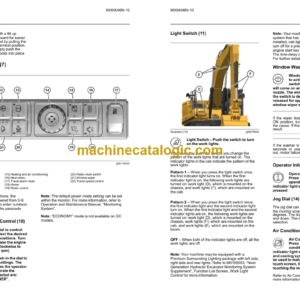 CAT 349 352 Excavator Operation and Maintenance Manual