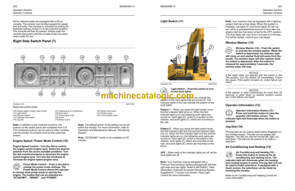 CAT 349 352 Excavator Operation and Maintenance Manual