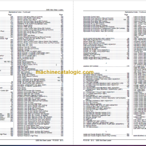 John Deere 320D Skid Steer Loader Parts Catalog