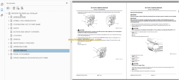 Hitachi ZX350LC-7H Hydraulic Excavator Technical and Workshop Manual