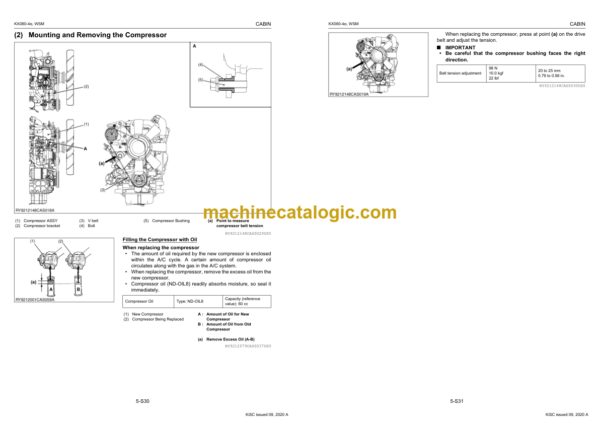 Kubota KX61-3 KX71-3 Excavator Code No.97899-60810 Workshop Manual