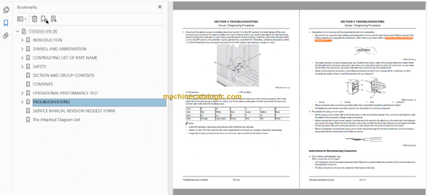 Hitachi ZX350LC-7H Hydraulic Excavator Technical and Workshop Manual