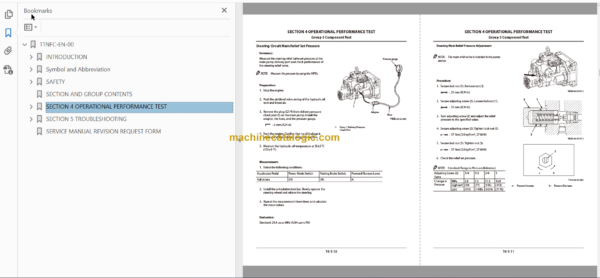 Hitachi ZW310-5A Wheel Loader Technical and Workshop Manual