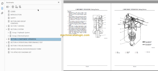 Hitachi ZX8-2 ZX10U-2 Hydraulic Excavator Technical and Workshop Manual