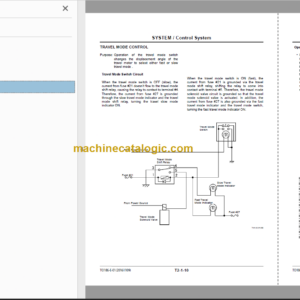 Hitachi EX2500E-5 Electric Excavator Technical and Workshop Manual