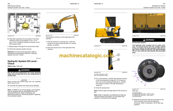 CAT 349 352 Excavator Operation and Maintenance Manual