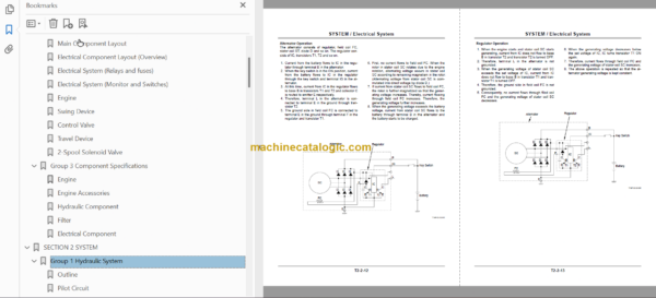 Hitachi ZX17U-2 Hydraulic Excavator Technical and Workshop Manual