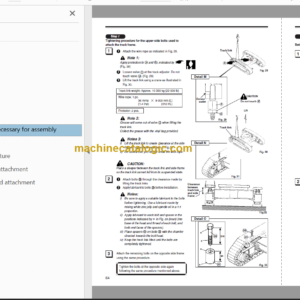 Hitachi EX2600-6 Hydraulic Excavator Technical and Assembly Procedure and Workshop Manual