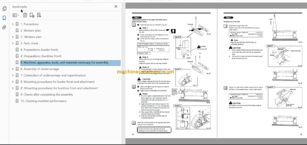 Hitachi EX2600-6 Hydraulic Excavator Technical and Assembly Procedure and Workshop Manual