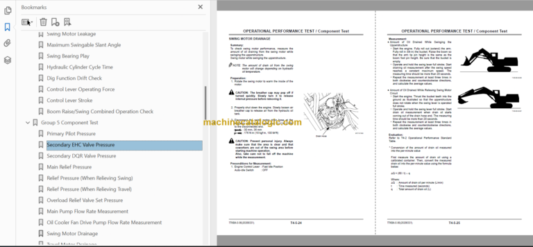 Hitachi EX2600-6 Hydraulic Excavator Technical and Assembly Procedure and Workshop Manual