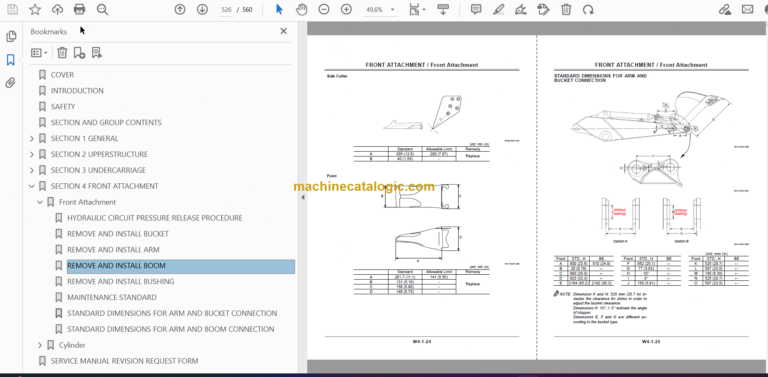 ZX650LC-3 ZX670LCH-3 Technical and Workshop Manual