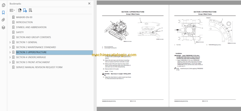 Hitachi ZX17U-5A Hydraulic Excavator Technical and Workshop Manual