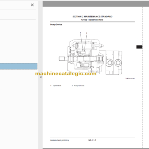 Hitachi ZX17U-5A ZX19U-5A Hydraulic Excavator Technical and Workshop Manual