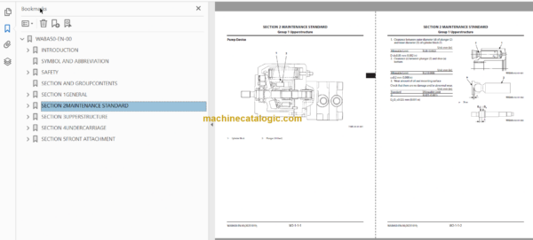 Hitachi ZX17U-5A ZX19U-5A Hydraulic Excavator Technical and Workshop Manual