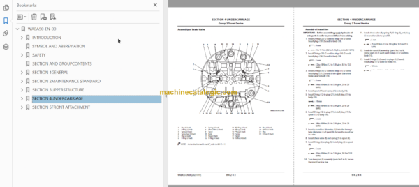 Hitachi ZX17U-5A ZX19U-5A Hydraulic Excavator Technical and Workshop Manual