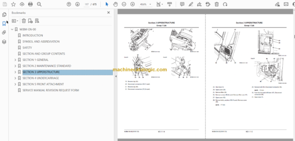 ZX870-5A ZX870LC-5A ZX890H-5A ZX890LCH-5A Technical and Workshop Manual