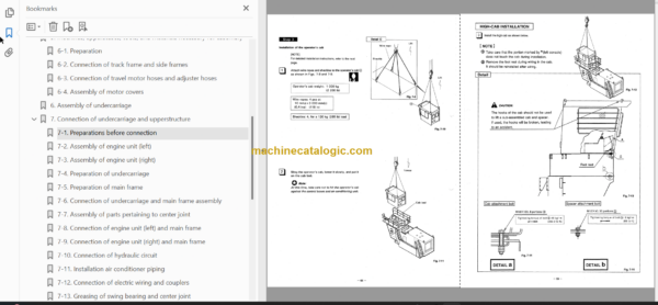 Hitachi EX3500-3 Technical and Assembly Procedure and Workshop Manual