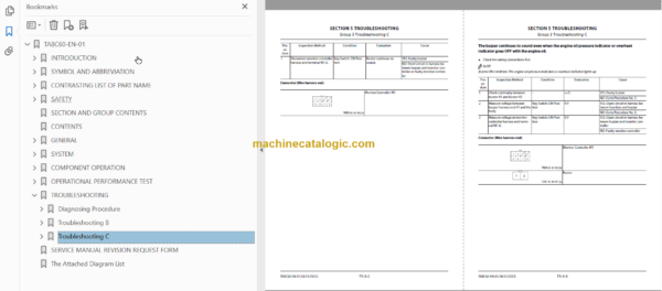 Hitachi ZX17U-5N Hydraulic Excavator Technical and Workshop Manual